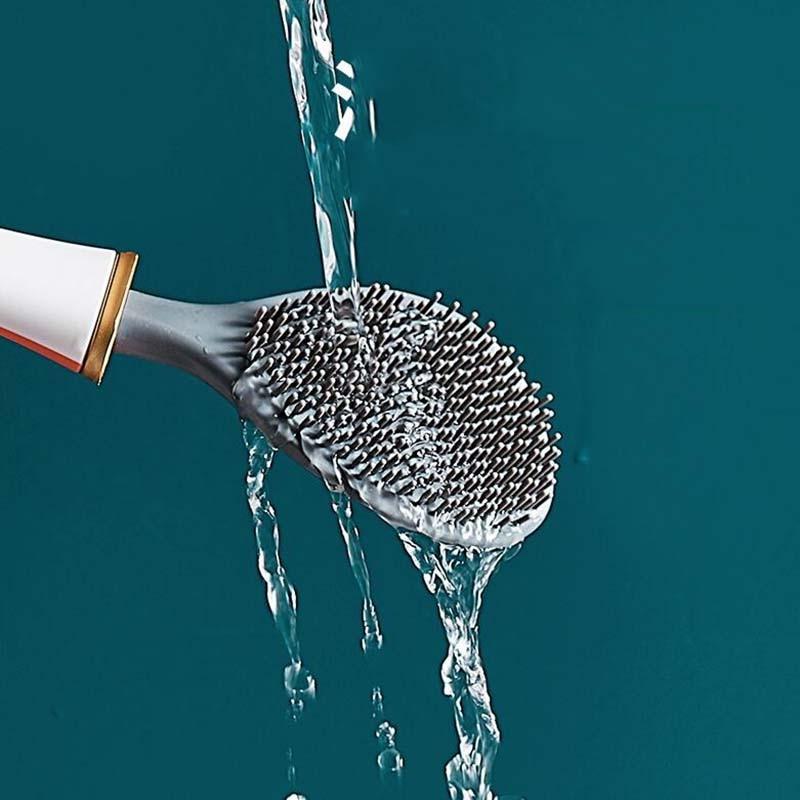 SumiClean - Slim silikon toalettbørste for badet ditt Luvikno