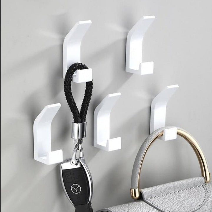 Luvikno | Aviro Aluminium Veggkroker Svart/Hvit - Moderne Dekorative Krokker