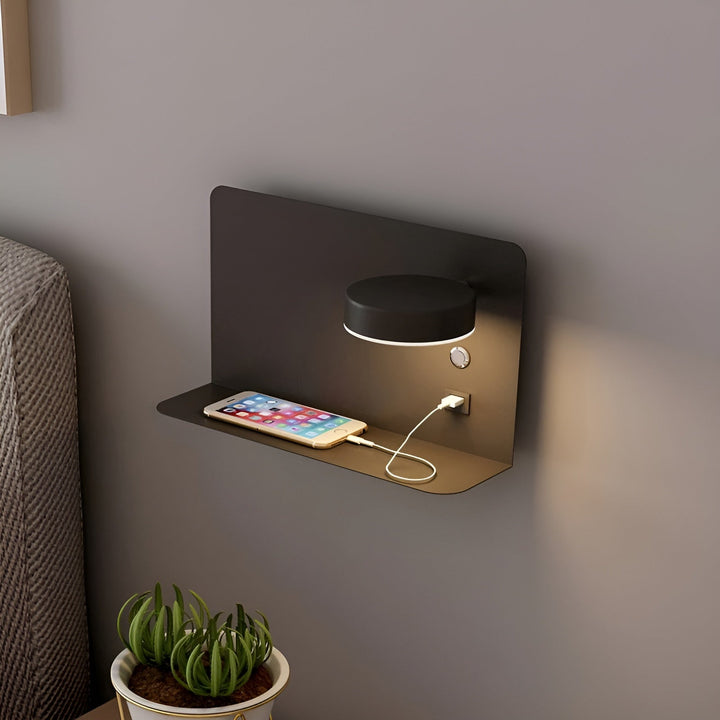 Luvikno | LumiCharge Vegglampe – Oppladbar Eleganse med USB LED-belysning for Luksuriøs Atmosfære