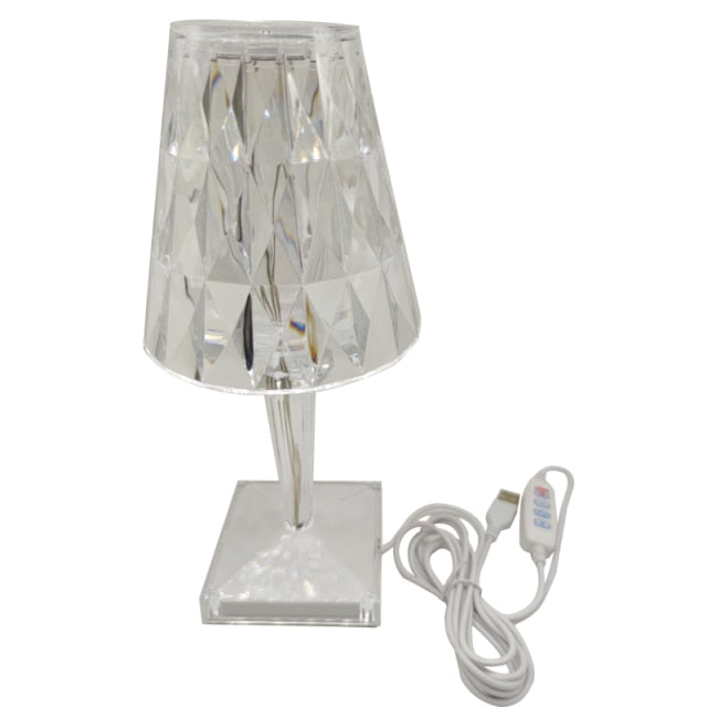 Diamond Akryl Bordlampe | Luvikno