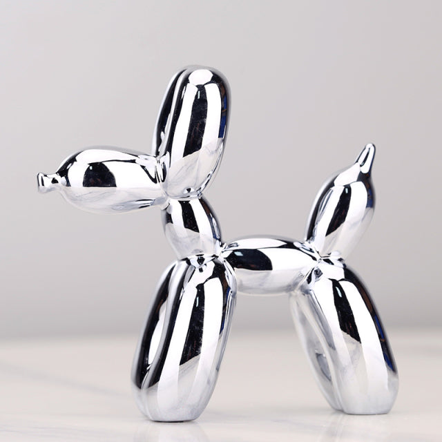 Nordic Resin Balloon Dog Figurer | Luvikno