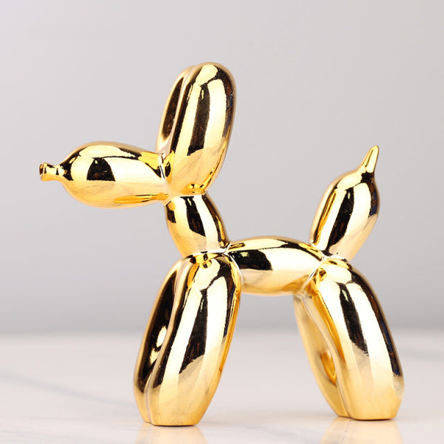 Nordic Resin Balloon Dog Figurer | Luvikno