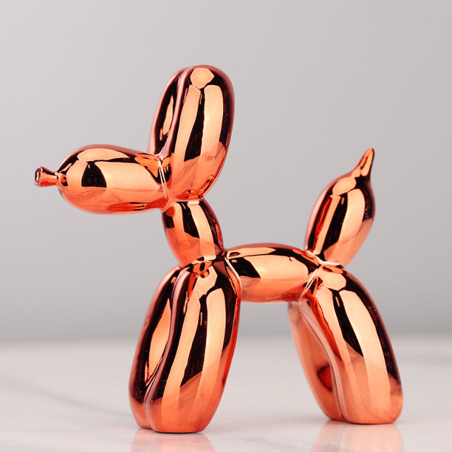 Nordic Resin Balloon Dog Figurer | Luvikno