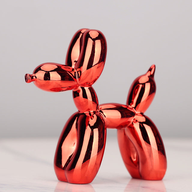 Nordic Resin Balloon Dog Figurer | Luvikno