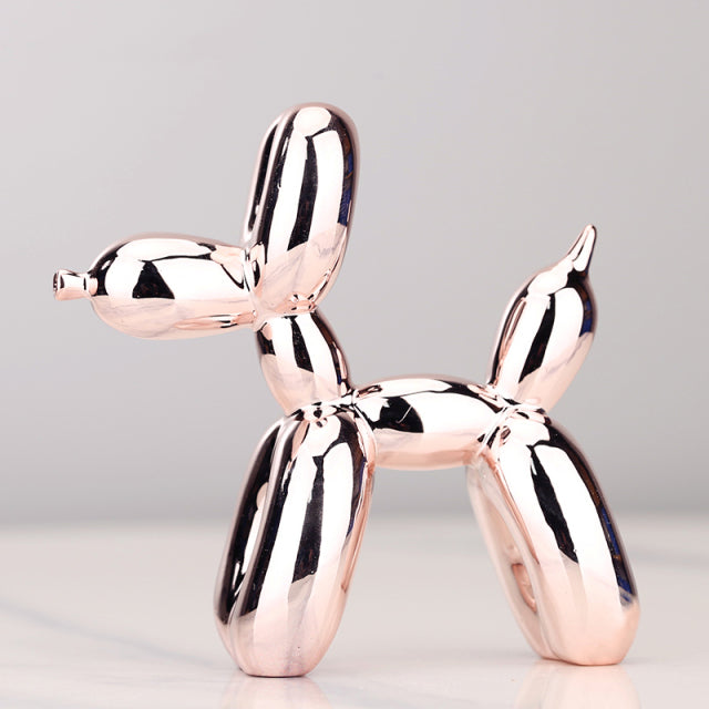 Nordic Resin Balloon Dog Figurer | Luvikno