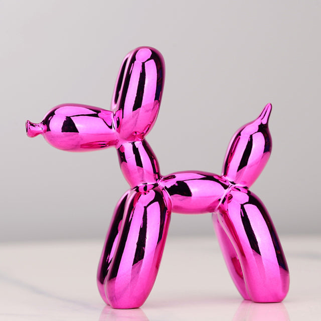 Nordic Resin Balloon Dog Figurer | Luvikno