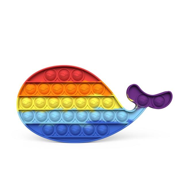Push Bubble Pop It Fidget Sensoriske Leketøy | Luvikno