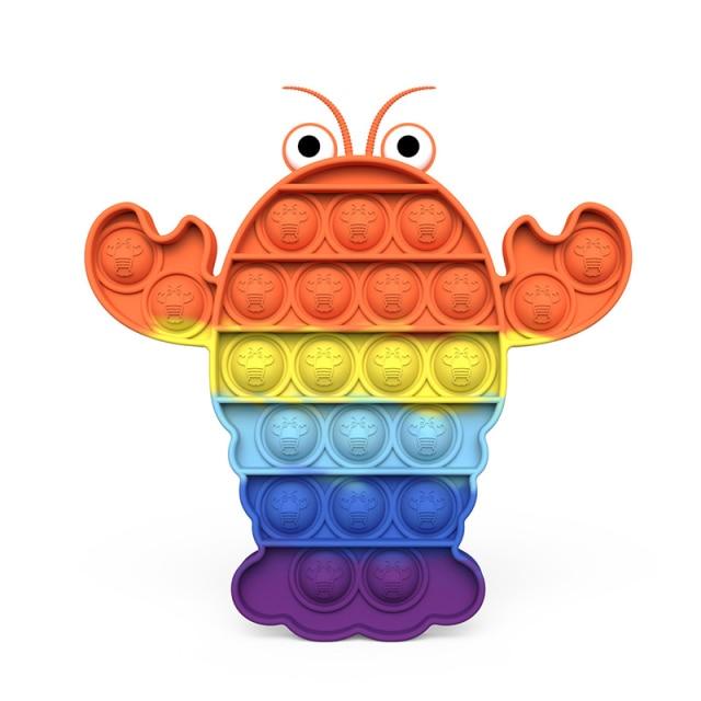 Push Bubble Pop It Fidget Sensoriske Leketøy | Luvikno