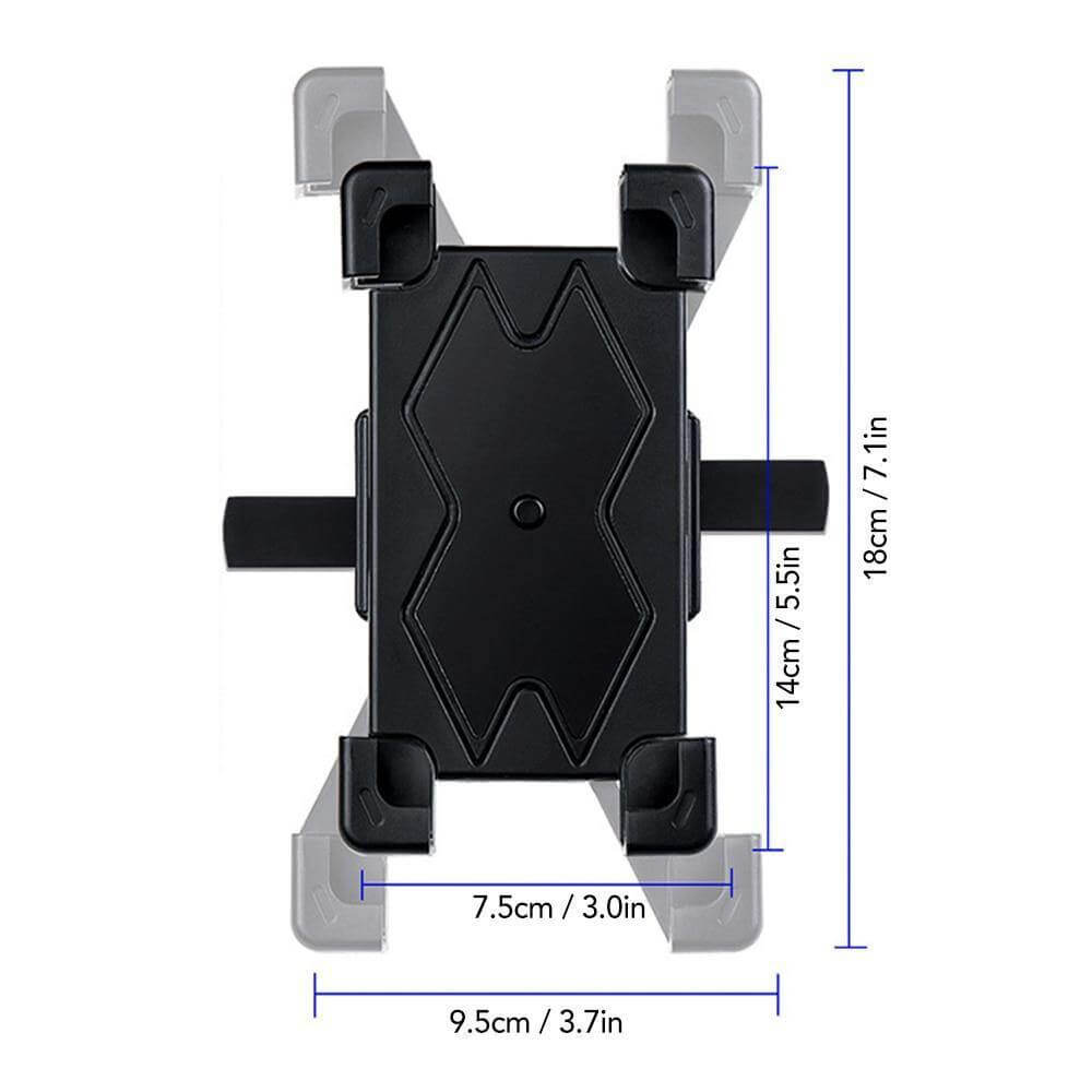 Justerbar 360 Automatisk Sykkel Telefonholder | Luvikno