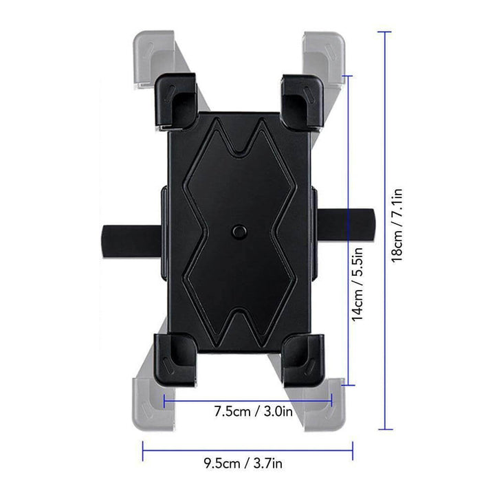 Justerbar 360 Automatisk Sykkel Telefonholder | Luvikno