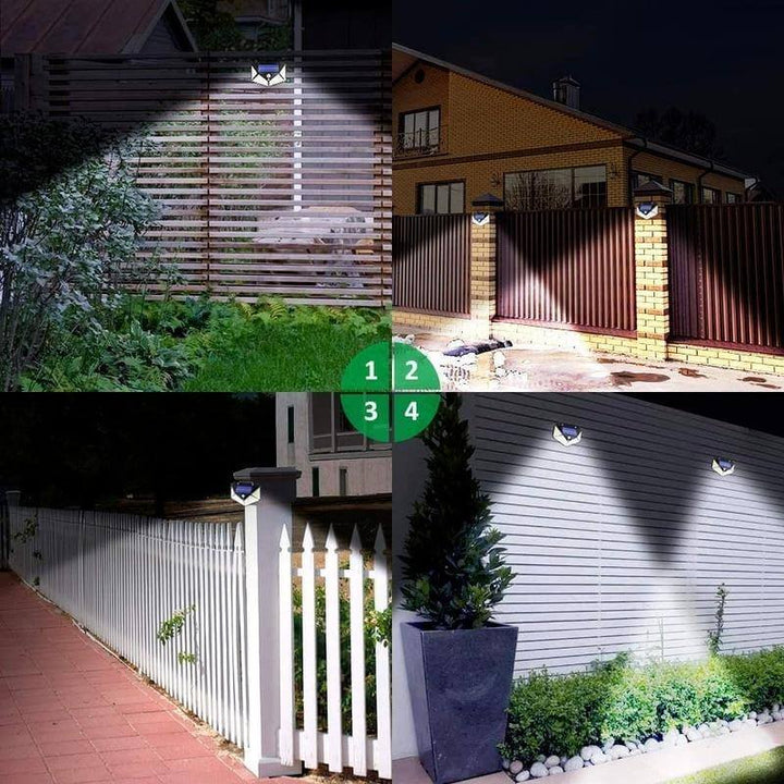 LED Utendørs Sollys Vegglampe | Luvikno