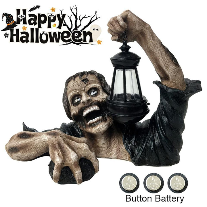 Zombie Statue Halloween Dekorasjon | Luvikno