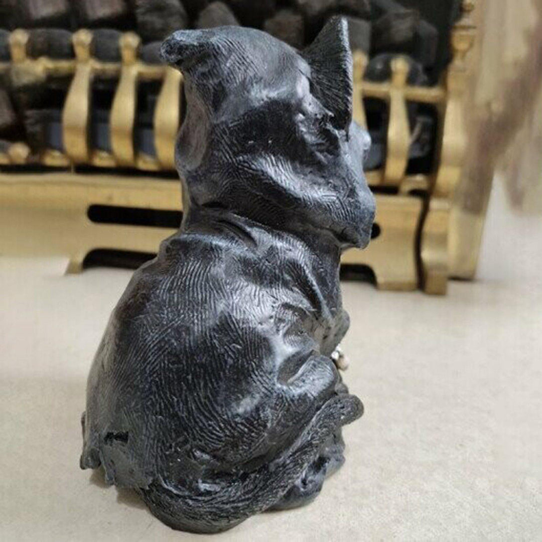 Harz Svart Katt Statue Dekor | Luvikno
