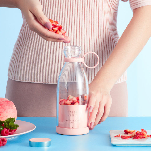 Bærbar Elektrisk Frukt Juice Blender Flaske USB Lading | Luvikno