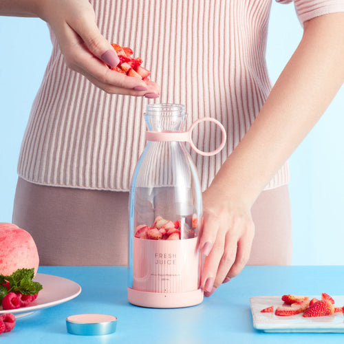 Bærbar Elektrisk Frukt Juice Blender Flaske USB Lading | Luvikno