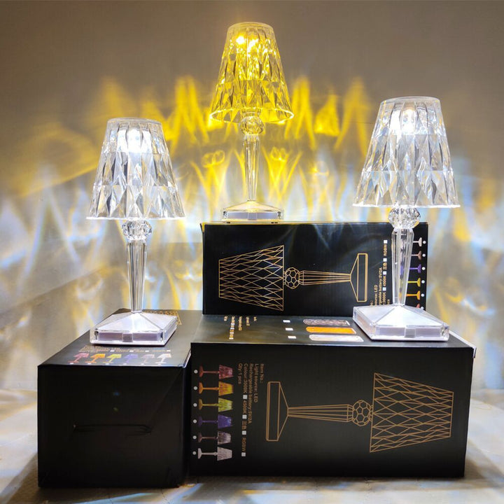 Diamond Akryl Bordlampe | Luvikno