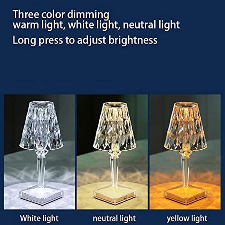 Diamond Akryl Bordlampe | Luvikno