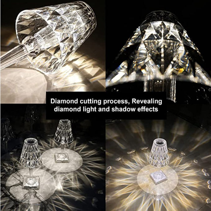 Diamond Akryl Bordlampe | Luvikno