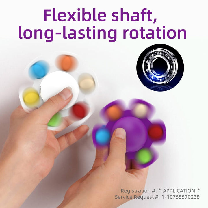 Omvendt blekksprut spinner pop it | Luvikno