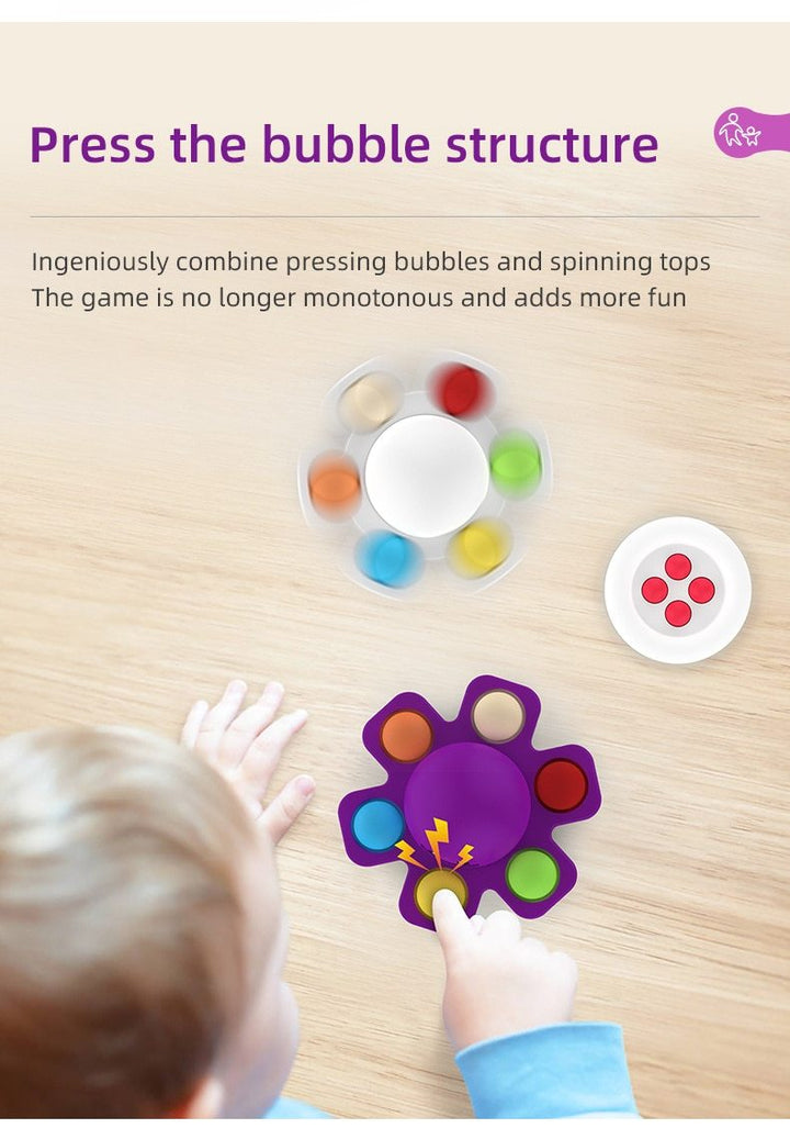 Omvendt blekksprut spinner pop it | Luvikno
