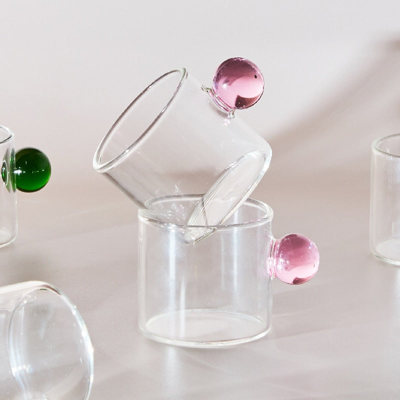 Globe Håndtak Glass Espresso Kopp | Luvikno