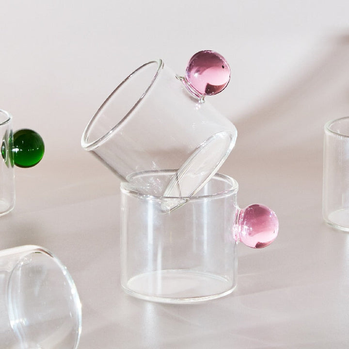Globe Håndtak Glass Espresso Kopp | Luvikno