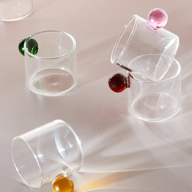 Globe Håndtak Glass Espresso Kopp | Luvikno