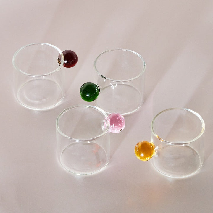 Globe Håndtak Glass Espresso Kopp | Luvikno