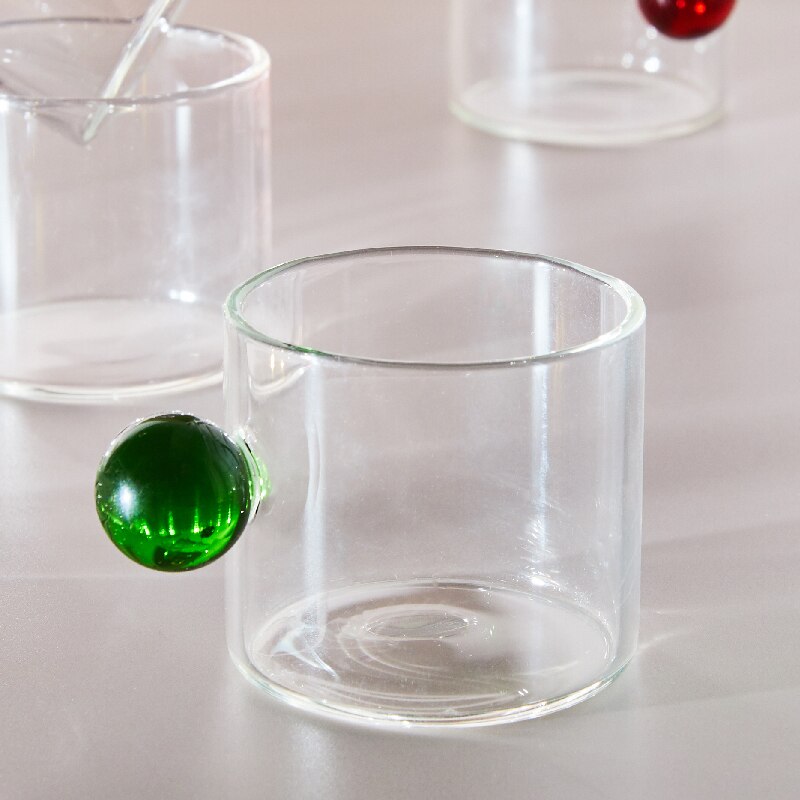 Globe Håndtak Glass Espresso Kopp | Luvikno