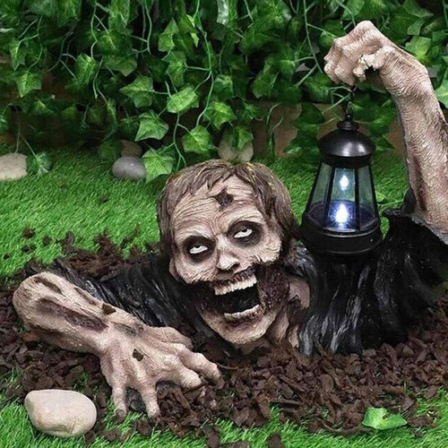 Zombie Statue Halloween Dekorasjon | Luvikno