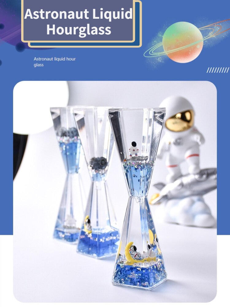 Quicksand Bottle Liquid Timeglass | Luvikno