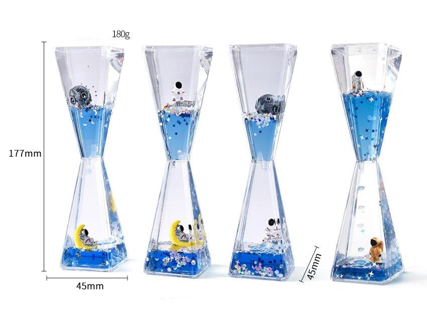Quicksand Bottle Liquid Timeglass | Luvikno