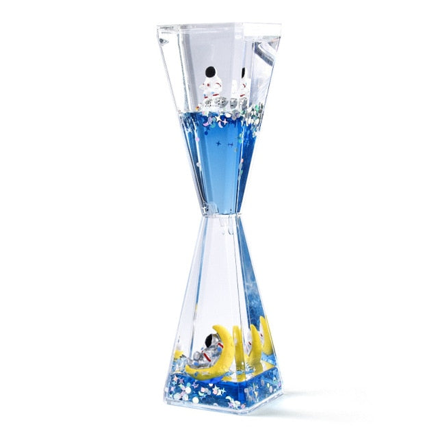 Quicksand Bottle Liquid Timeglass | Luvikno