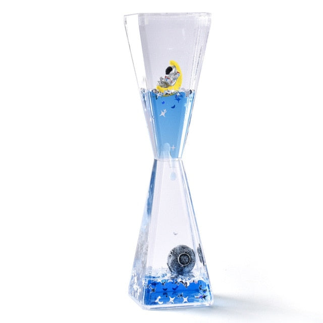 Quicksand Bottle Liquid Timeglass | Luvikno