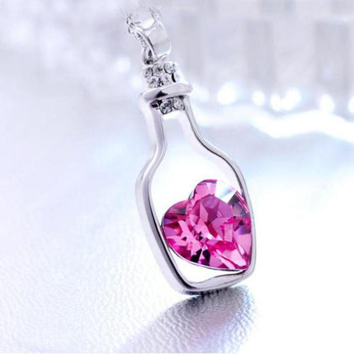 Love in a Bottle - Crystal Necklace | Luvikno