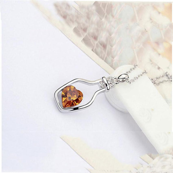 Love in a Bottle - Crystal Necklace | Luvikno