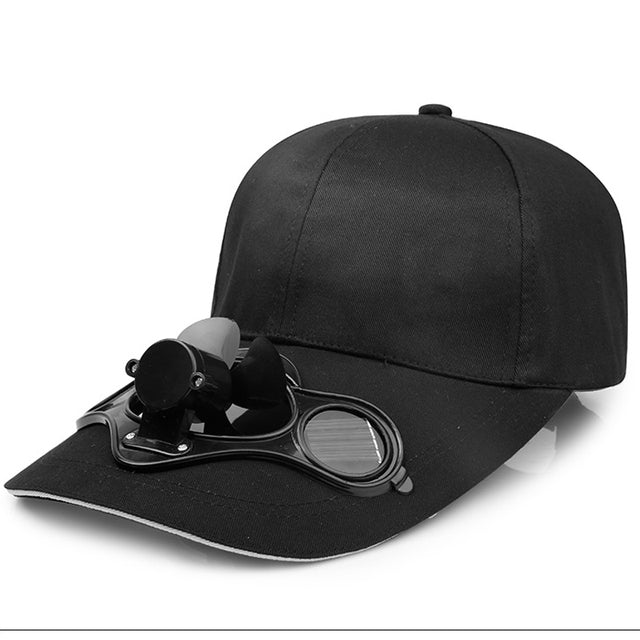 Solar Fan Sommer Utendørs Baseball Caps | Luvikno