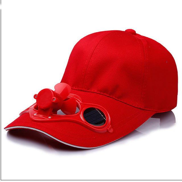 Solar Fan Sommer Utendørs Baseball Caps | Luvikno