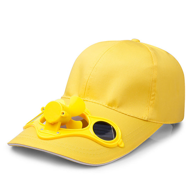 Solar Fan Sommer Utendørs Baseball Caps | Luvikno