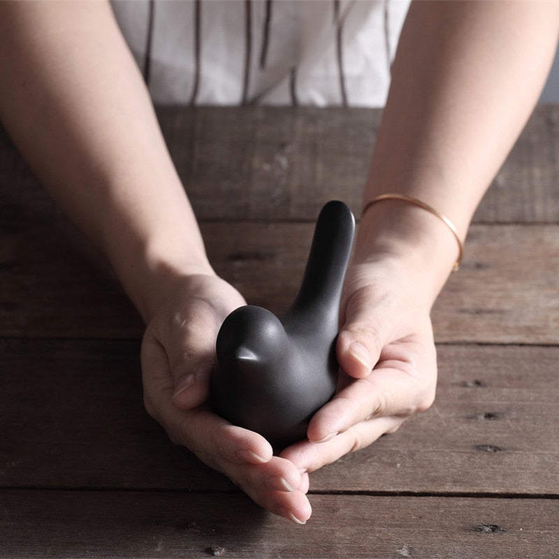 Nordic Creative Ceramic Bird Figurines | Luvikno