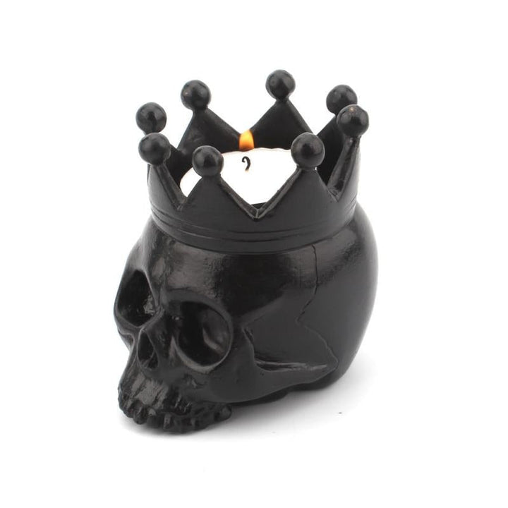 Mini Skull Head Candle Holder Mold | Luvikno