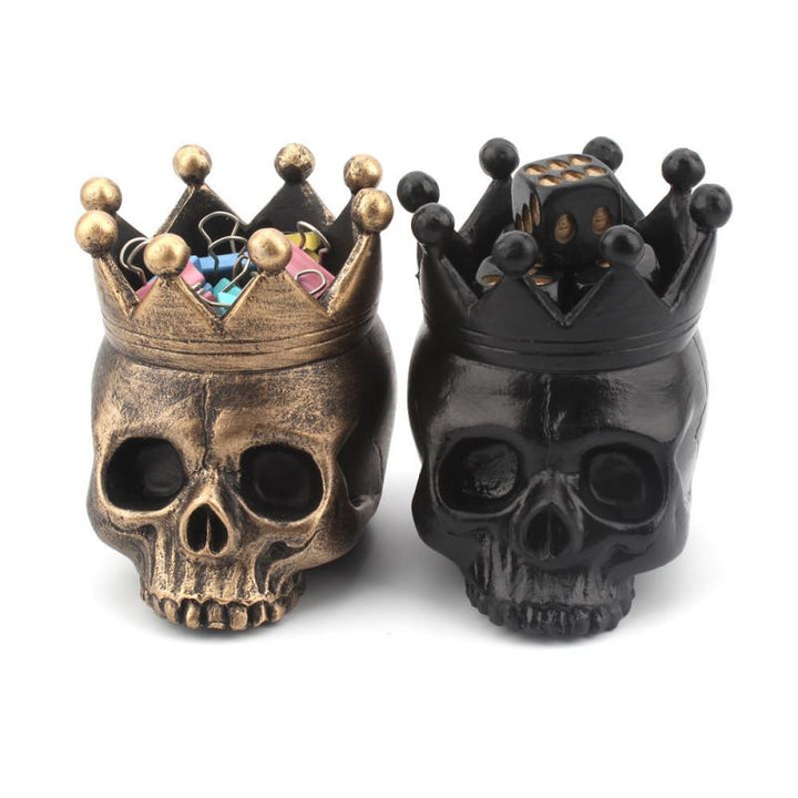 Mini Skull Head Candle Holder Mold | Luvikno