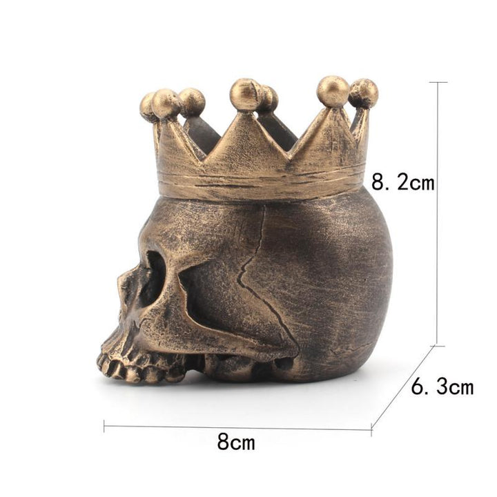 Mini Skull Head Candle Holder Mold | Luvikno