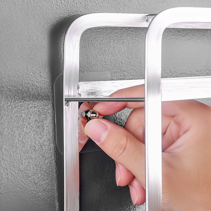 Luvikno | 10 Stykker Heavy Duty Punch-Free Gjennomsiktige Klebende Kroker