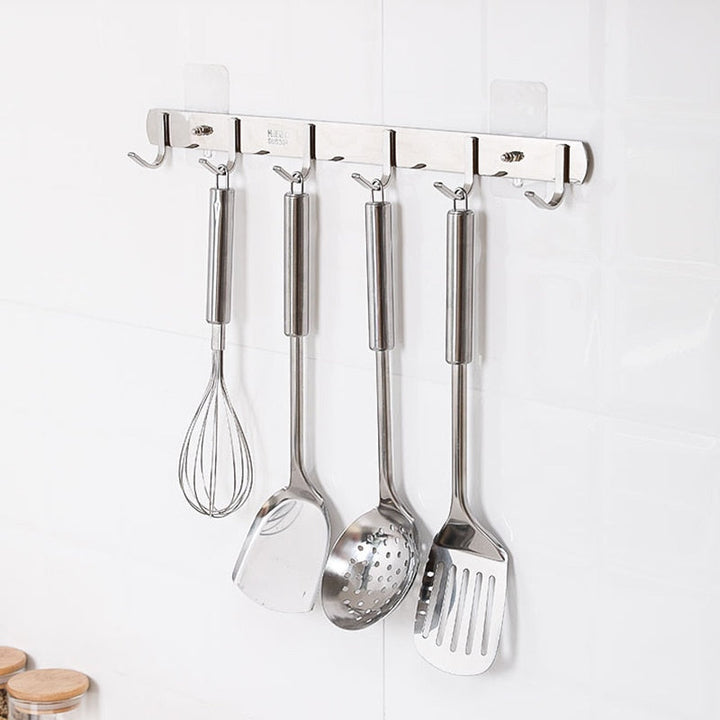 Luvikno | 10 Stykker Heavy Duty Punch-Free Gjennomsiktige Klebende Kroker