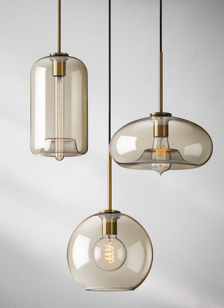 Moderne Glasshengende Lampen | Luvikno