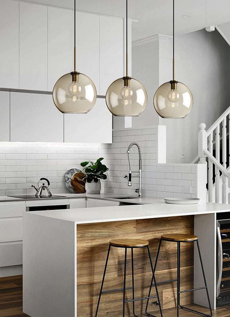 Moderne Glasshengende Lampen | Luvikno