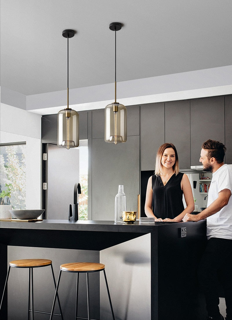 Moderne Glasshengende Lampen | Luvikno