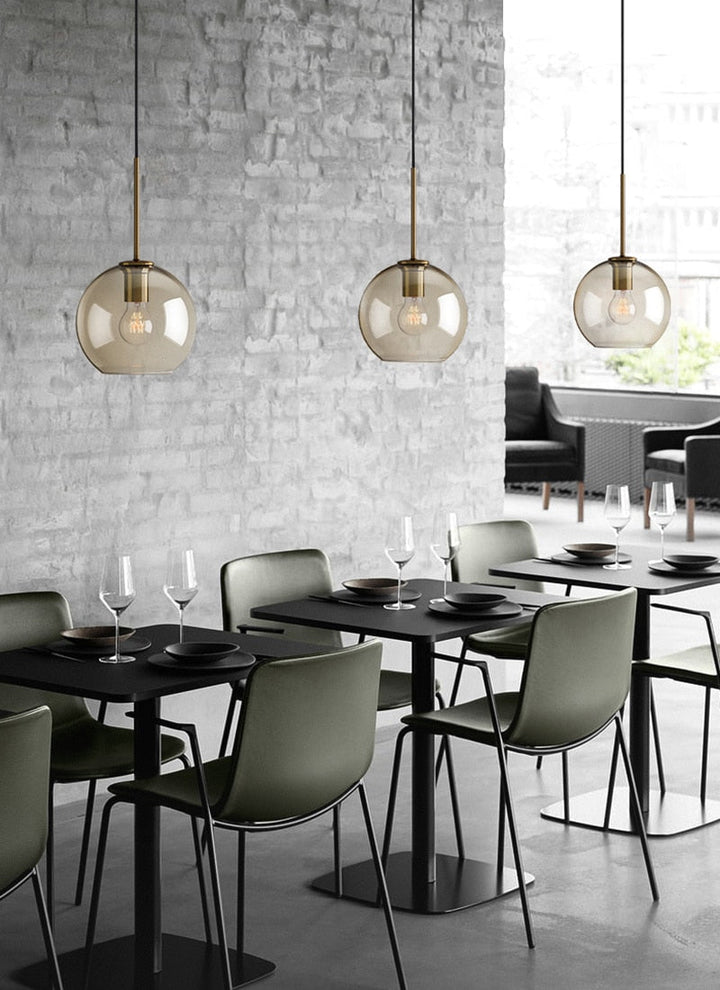 Moderne Glasshengende Lampen | Luvikno