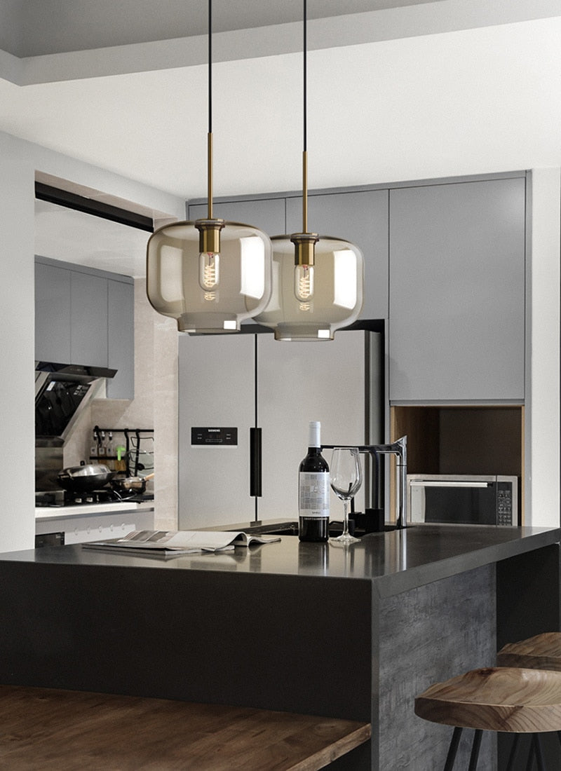 Moderne Glasshengende Lampen | Luvikno